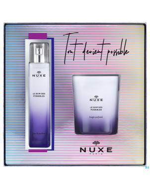 Nuxe coffret edp le soir des pos.50ml+bougie 140g