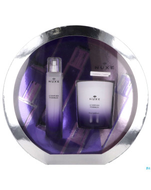 Nuxe coffret edp le soir des pos.50ml+bougie 140g
