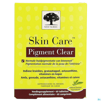 New nordic skin care pigment clear    comp 60