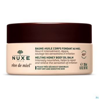 Nuxe reve de miel baume huile corps fond. 48h200ml