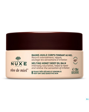 Nuxe reve de miel baume huile corps fond. 48h200ml