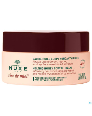 Nuxe reve de miel baume huile corps fond. 48h200ml