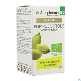 Arkogelules huile pepins courge bio    caps 180