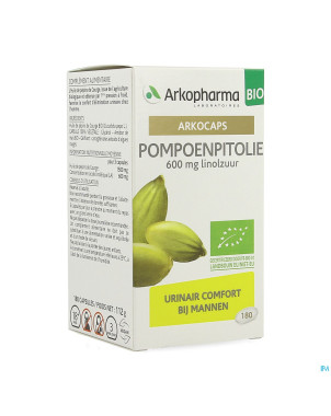 Arkogelules huile pepins courge bio    caps 180