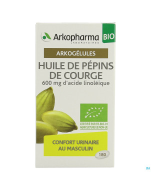 Arkogelules huile pepins courge bio    caps 180