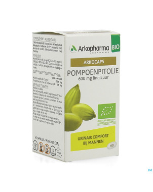 Arkogelules huile pepins courge bio    caps 60