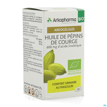 Arkogelules huile pepins courge bio    caps 60