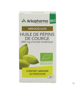 Arkogelules huile pepins courge bio    caps 60