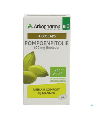 Arkogelules huile pepins courge bio    caps 60