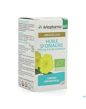 Arkogelules huile onagre bio    caps 60