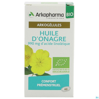 Arkogelules huile onagre bio    caps 60