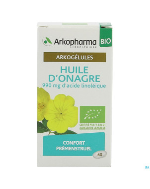 Arkogelules huile onagre bio    caps 60