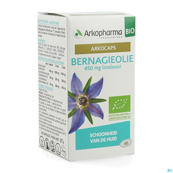 Arkogelules huile bourrache bio    caps 60