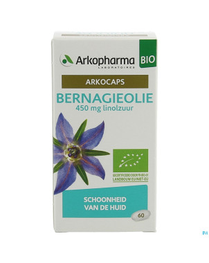 Arkogelules huile bourrache bio    caps 60