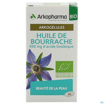 Arkogelules huile bourrache bio    caps 60