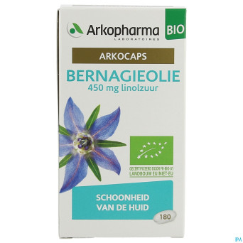 Arkogelules huile bourrache bio    caps 180