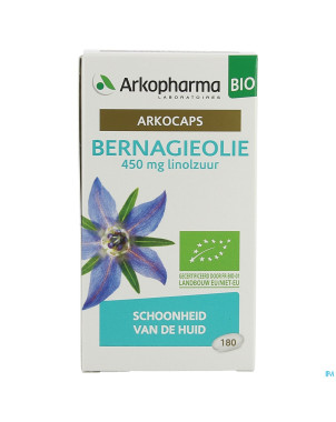 Arkogelules huile bourrache bio    caps 180