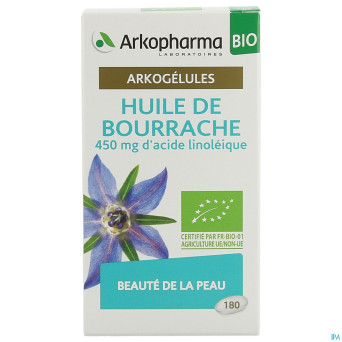 Arkogelules huile bourrache bio    caps 180