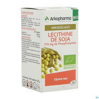 Arkogelules lecithin soja bio    caps 45