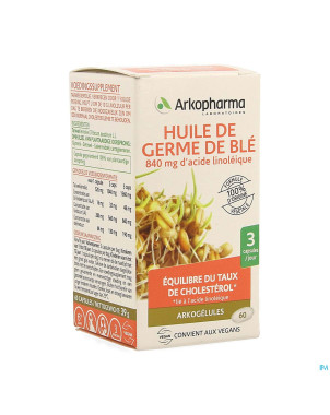 Arkogelules huile germes ble bio    caps 60