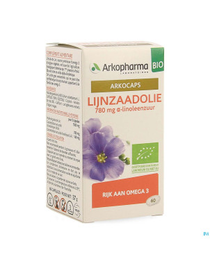 Arkogelules huile lin bio   caps 60