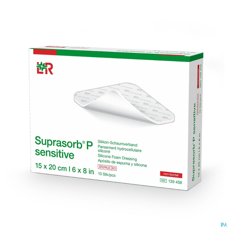 Suprasorb p sensitive non border 15x20cm 10 139456