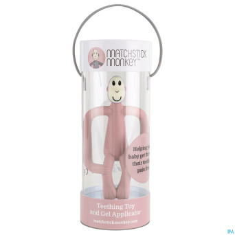 Matchstick monkey anneau dentition vieux rose