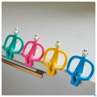 Matchstick monkey anneau dentition vieux rose