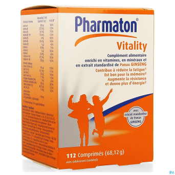 Pharmaton vitality    comp 112