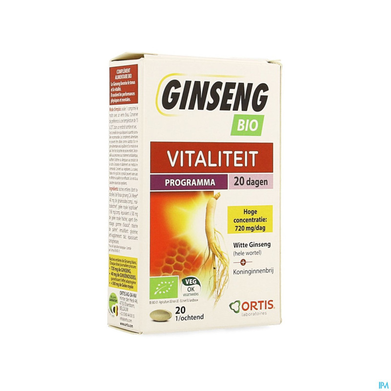 Ortis ginseng bio    comp 20