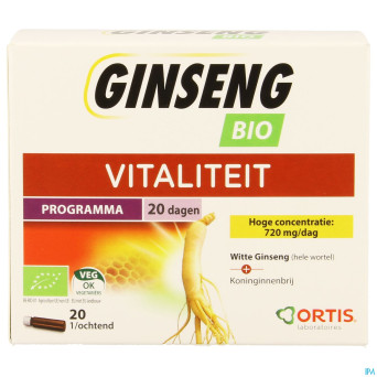 Ortis ginseng bio    20x15ml