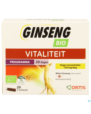 Ortis ginseng bio    20x15ml