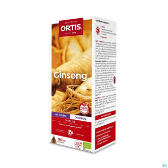 Ortis ginseng bio    fl 500ml