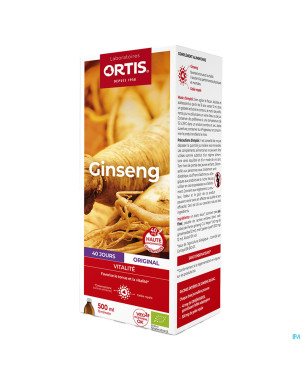 Ortis ginseng bio    fl 500ml