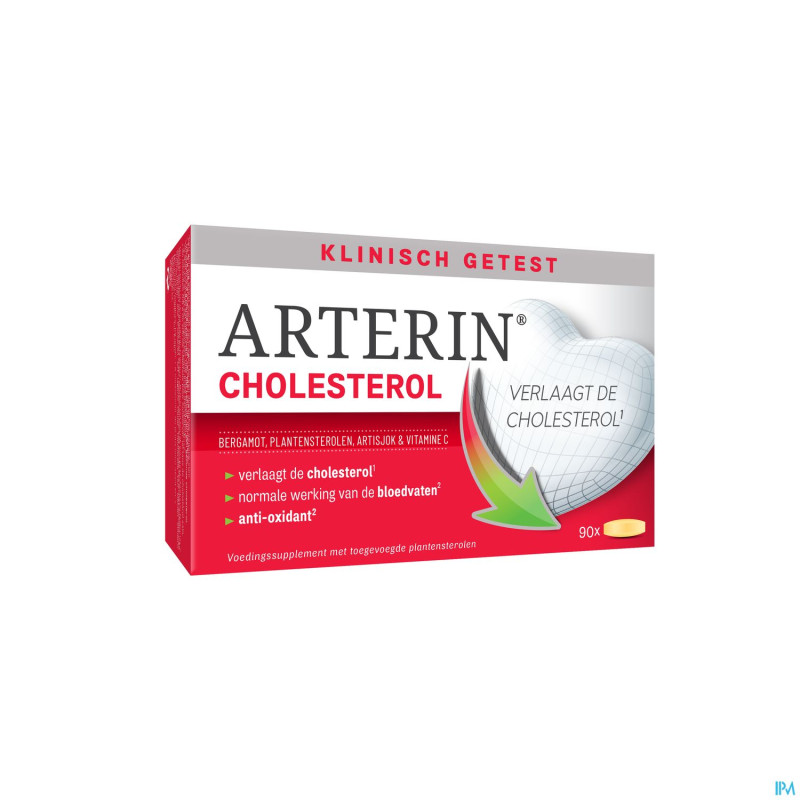 Arterin cholesterol    comp  90