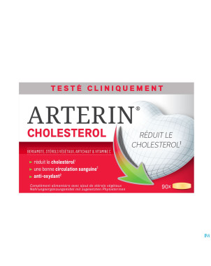 Arterin cholesterol    comp  90