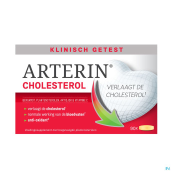 Arterin cholesterol    comp  90