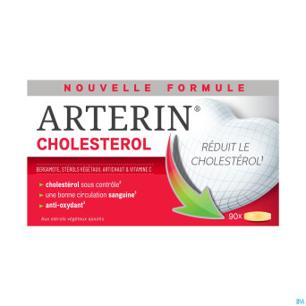 Arterin cholesterol    comp  90