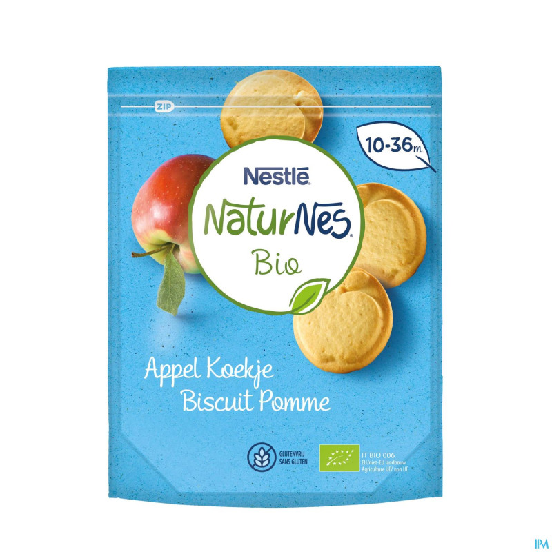 Naturnes bio biscuit pomme    150g