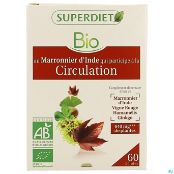 Superdiet complexe maron. inde circ. bio  comp 60