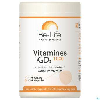 Vitamines k2 d3 1000 be life    caps 30