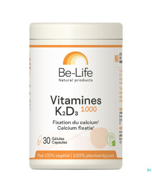 Vitamines k2 d3 1000 be life    caps 30