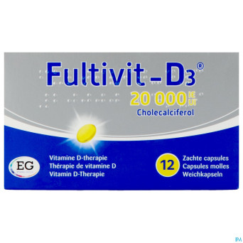 Fultivit-d3 20000iu caps molle 12