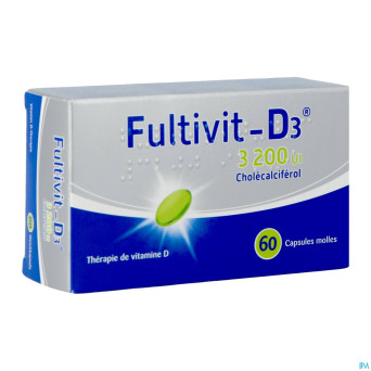 Fultivit-d3  3200iu caps molle 60