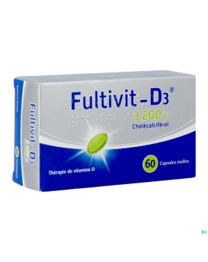 Fultivit-d3  3200iu caps molle 60