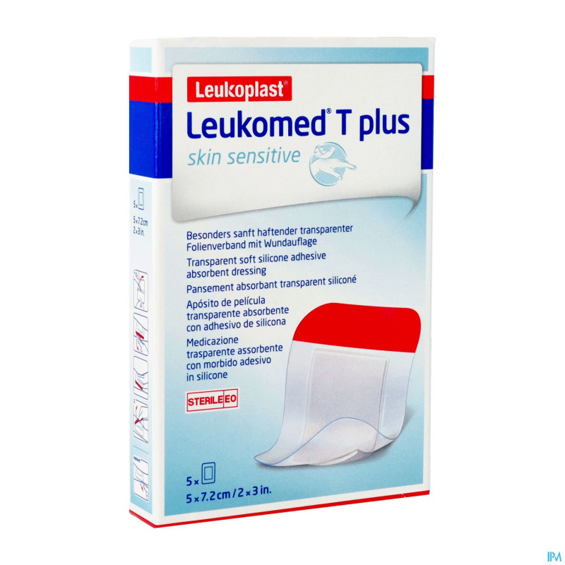 Leukomed t plus skin sens.    7,2cmx5cm 5 7617800