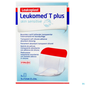 Leukomed t plus skin sens.    7,2cmx5cm 5 7617800