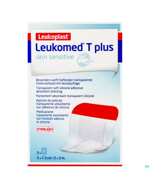 Leukomed t plus skin sens.    7,2cmx5cm 5 7617800