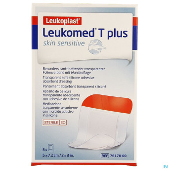 Leukomed t plus skin sens.    7,2cmx5cm 5 7617800