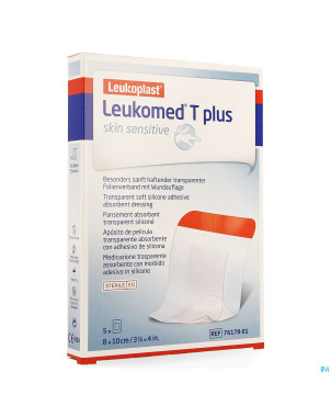 Leukomed t plus skin sens.    8cmx10cm 5 7617801